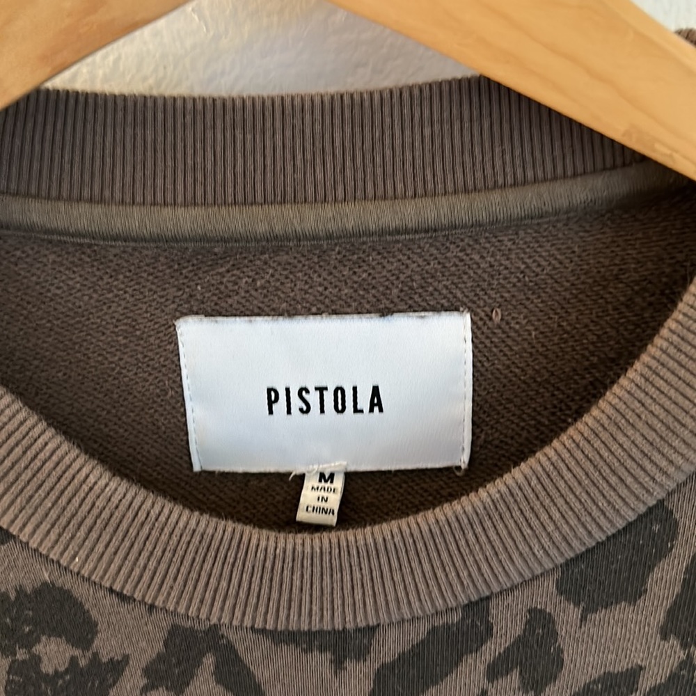 Animal Print Structured Sweatshirt - image 3